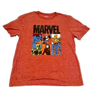 Marvel/Joe Fresh Red T-Shirt Size Medium